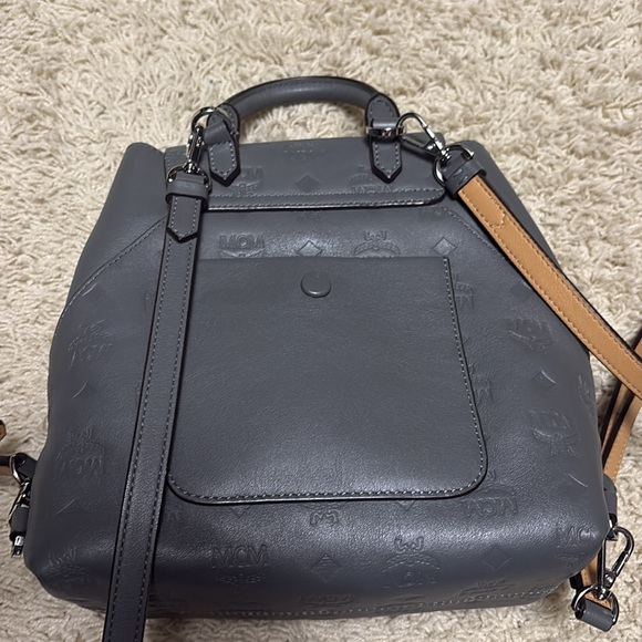 MCM Embossed Leather Essential Small Backpack main image 6